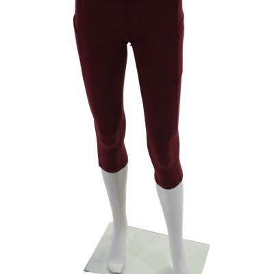 Lululemon Womens High Rise Stretch Knit Capri Leggings Red Size 6